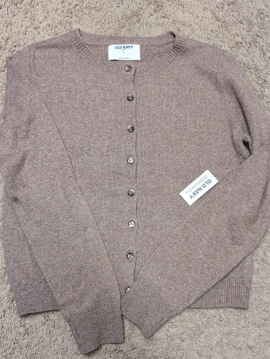 Old Navy Sweaters - NWT Old Navy Button Down Soft Cardigan Tan/Brown Sz Small